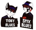 Blues Badge - Spix and Toby