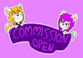 Commission open June ~