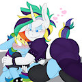 :Commission: Lesbian Punk Horses