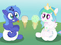Padded sisters of the ice cream