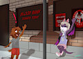 outside the blood bank by dilbertdog
