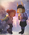 Winter pals~ by Bzehburger