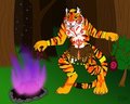 C - Le Tigre Tribal Magic for ElTigero by Bakari