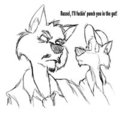stop your dingo eyes are ruining my buzz by Wolfie