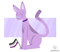 Lofi Aesthetic Purple Cat by Samdafurry