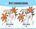 Pet commissions