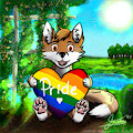 Pride ych clone for Dustfox! by Bluefluffy