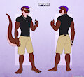 Infurno Ref Sheet (Clothed) by SpelunkerSal
