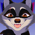 Birthday raccoon (commission)