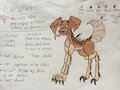 Caramel the mutant flea dog by Luxioboi