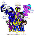 My team of OCs ponies