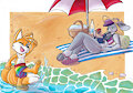 Beach Fun with Mommy! by Zwiebelprinz by TailsTheBoywife