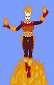 Character Design Challenge: Fire Elemental Guardian by LoneWolf23k