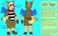 Luke Refrence Sheet by AmberTheHyena