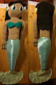 Mermaid plush, life-size