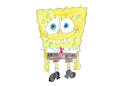 My Very First Drawing of SpongeBob SquarePants by Lukegregory448