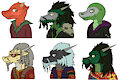 Various Dragons and Drakes