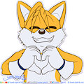 Tails Heart - Telegram Sticker