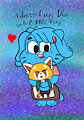 Adorable Chubby Granny Nicole hold Retsuko in her arms