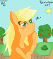 Applejack taking a break