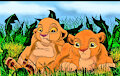 Baby lion cubs and twins Kopa and Kiara by Godfather72