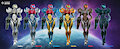Metroid Dread Alt Suit Color Variants