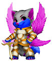 Platinum Aurora Angelic Wolf (Furvilla) by PlatinumAurora23