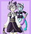 Pixel Art Nia+Toa