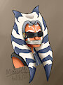 Gag Bust Commission: Ahsoka Tano (blindfold)