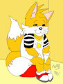 Tails goes potty in color