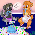 Birthday Party by smaxattax