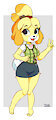 Furry Isabelle by TenshiGarden
