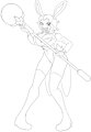 magical staff Bunny girl by joykill