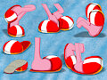 Sonic Girls' Feet - Amy Rose (Slippers)