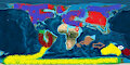 Ratite distribution in the Palaeocene