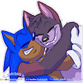 Maci/Sonic Hug - Telegram Sticker by SonicSpirit