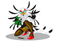 Mobian secretary bird 2nd attempt by TheBrave