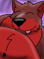 Big fat red fox