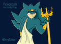 Greek Gods- Poseidon the Hedgehog by SilverKnux