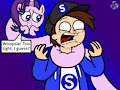 Long Glimmer strangles Mr.S by accident by SebGroupArts2009