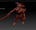 Warrior Wolf - 3D Model [Zbrush]