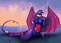 Patreon exclusive - Cynder (Spyro the Dragon) by SunnyWay