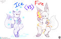 Fire vs Ice (Monthly Sketch)