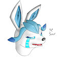 Sad glace sticker :c by RexiTheGlaceon