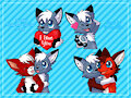 [Commission] Teadkn Telegram Sticker Pack by Veemonsito