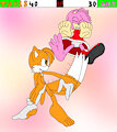 Tails x Amy Fight by Fansofan
