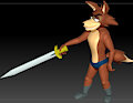 Warrior Wolf - without uniform [Zbrush 3D Model] by FabioRosendo