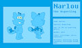 Narlou the Asperling ref sheet
