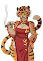 Master Tigress Night Out by DoctorZi