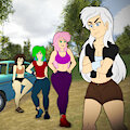 First Pic of the TSS Humanized AU by Silverfantastic17